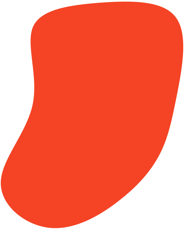 orange blob shape